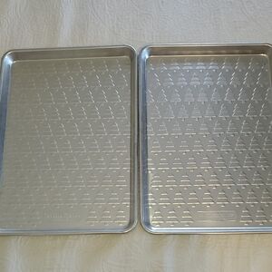 2 Nordic Ware Silver Baking Sheets